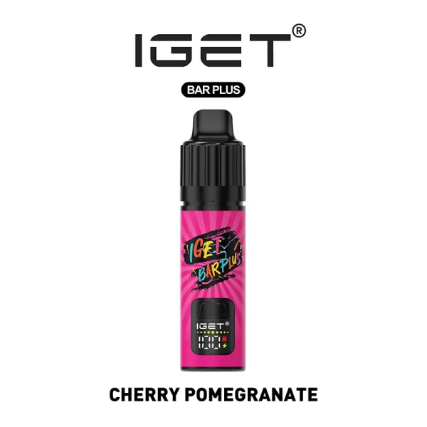 IGET Bar Plus Kit 10000 Puffs - Cherry Pomegranate | 10+ Flavours