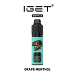 Grape Menthol IGET Bar Plus 3.0 Kit