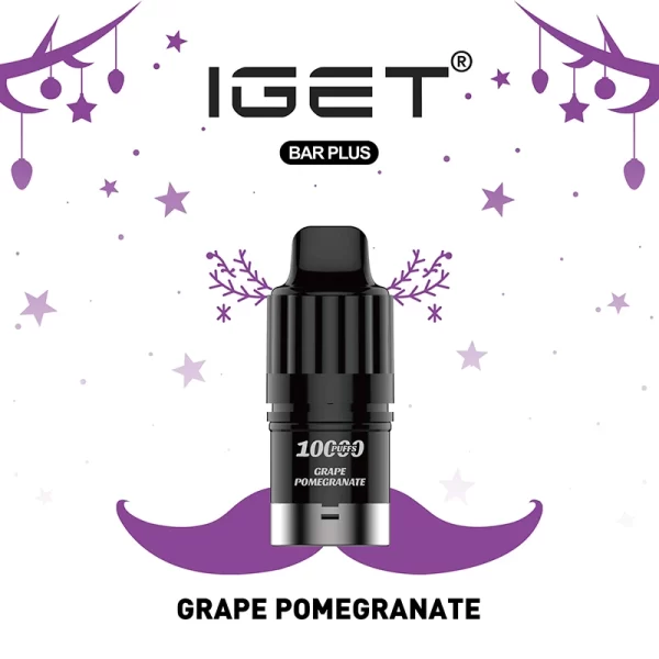 Grape Pomegranate IGET Bar Plus Pod 3.0