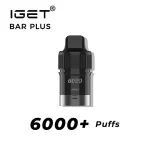 iget bar plus pod 6000 puffs