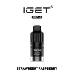 IGET Bar Plus Pod 10000 Puffs - Strawberry Raspberry